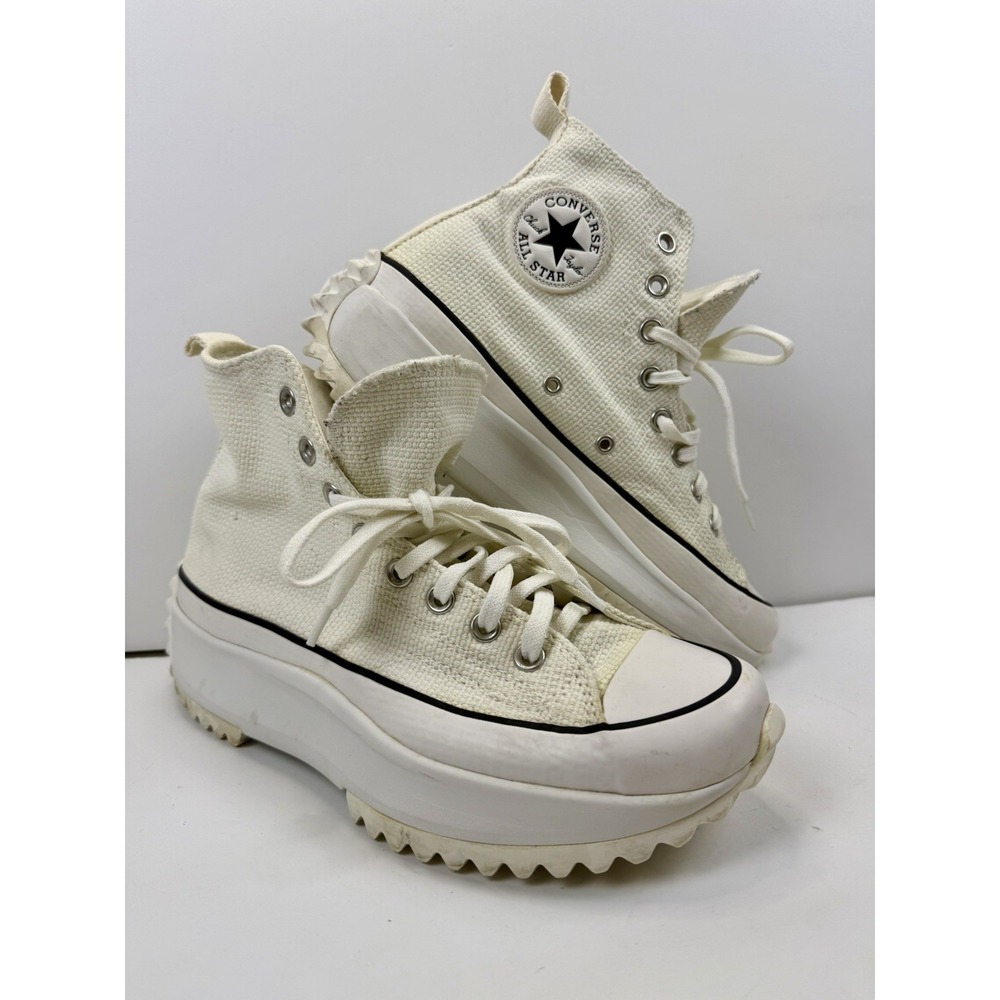 Converse Run Star Hike High 'Egret' 171089C Women's 10 , Men's 8.5